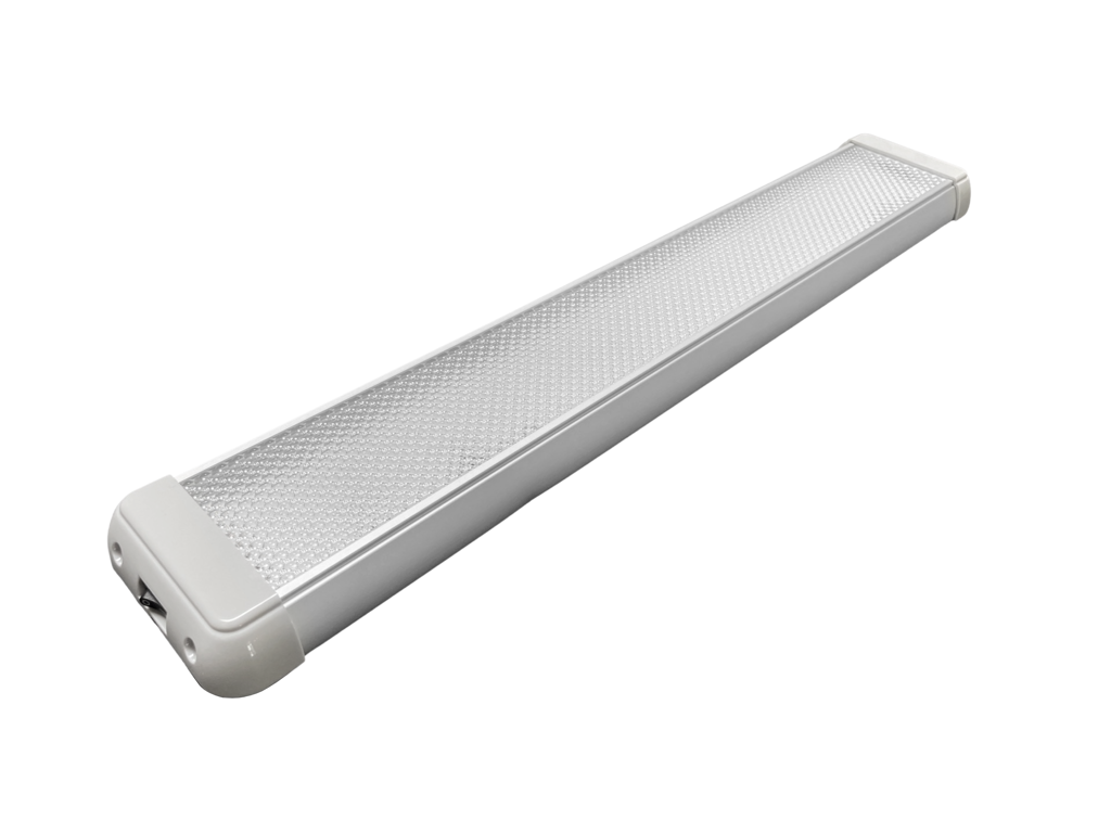 LED Interiør Rail m/afbryder. 2400 lumen. 24W. 560x100x28mm. R10. 12-28V