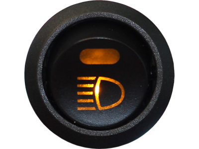Afbryderkontakt 12V. forlygter. belyst symbol