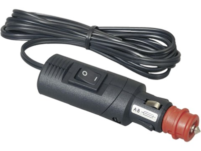 Stikprop m/2m. kabel, vipbar 0-80°