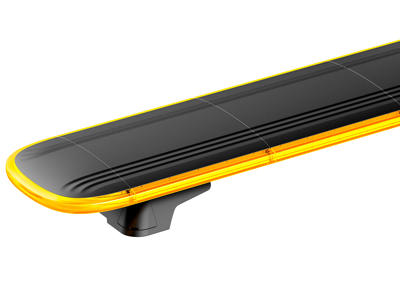 Raptor LED lysbro 400mm. Amber. R65. R10. IP67. ABS brackets. 7m kabel. 14 flash patterns. 10-30V