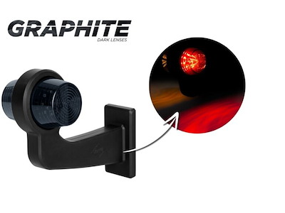 Orange and red stalk marker light 