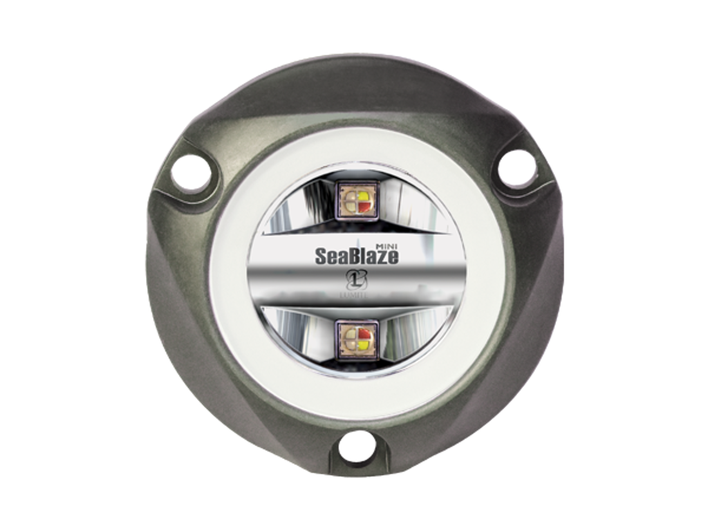 SeaBlaze Mini - RGBW undervandslys. Rund. 10,5W. 10-30V.