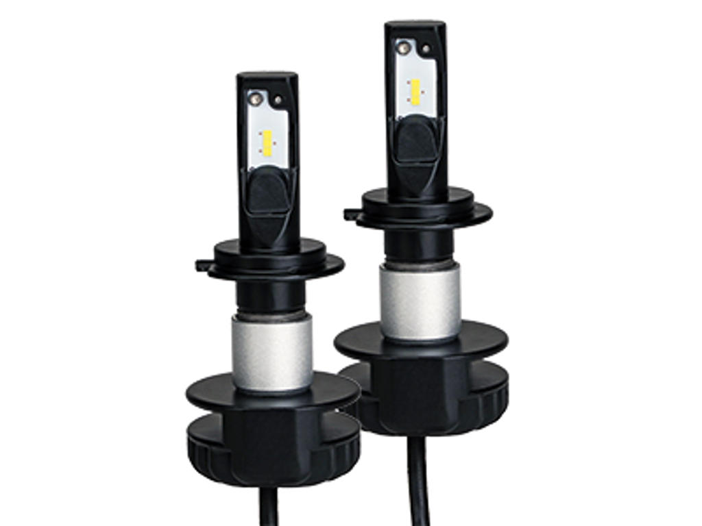 C-BRIGHT LED H7 Konveterings kit. 2 stk Pærer. 38W (19W pr stk). 6000K.  1900Lumen pr stk. 10-30v (ikke godkendt til vejbrug - kun offroad)
