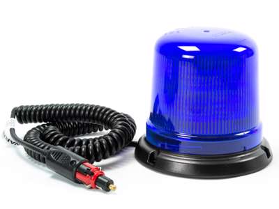LED flash-beacon med magnetbase og 12V cigartænder stik