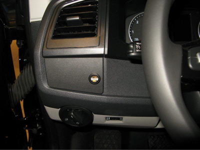Knapkonsol till VW T6 (blank bagside)