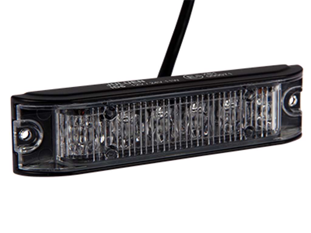 AXIXTECH horisontal LED flash, blåt blink