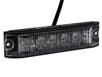 AXIXTECH horisontal LED flash, blåt blink