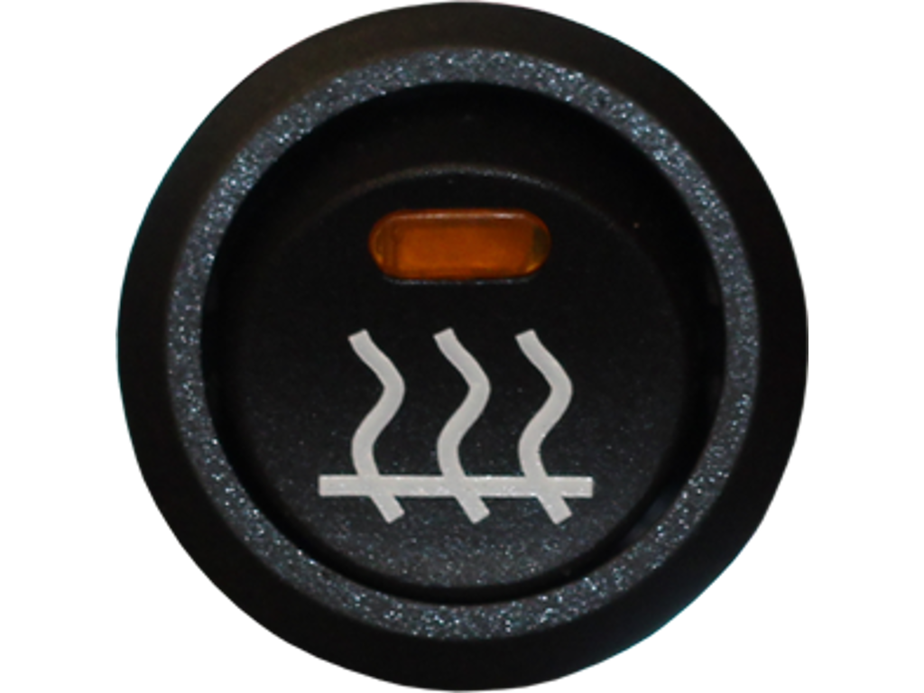 Afbryderkontakt 12V. varme. belyst