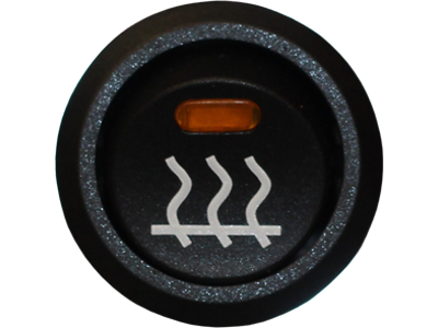 Afbryderkontakt 12V. varme. belyst