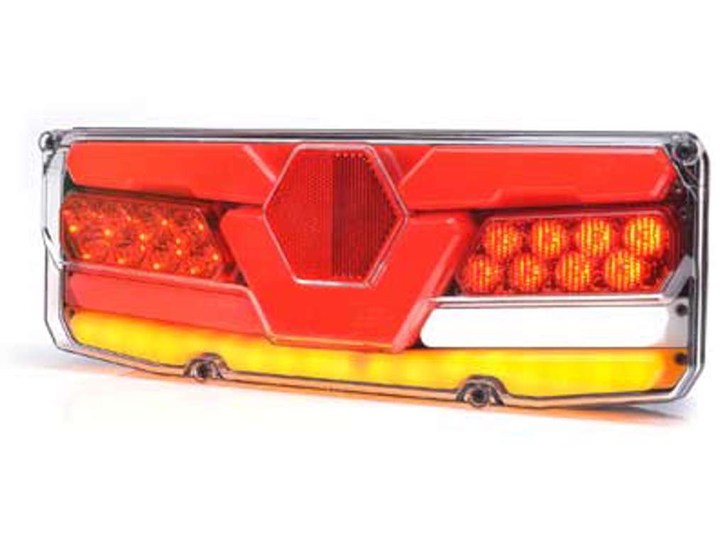 LED baglygte m. dynamisk blink - Venstre
