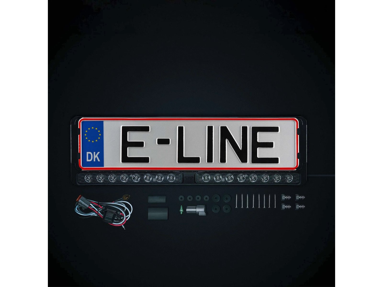 809139 Nuuk E Line Duo Led Nummerplade Lys Indbygget Relae 2X Referens 20 02