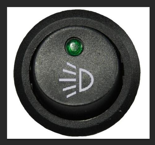 Afbryder med symbol - Spot + Grøn LED