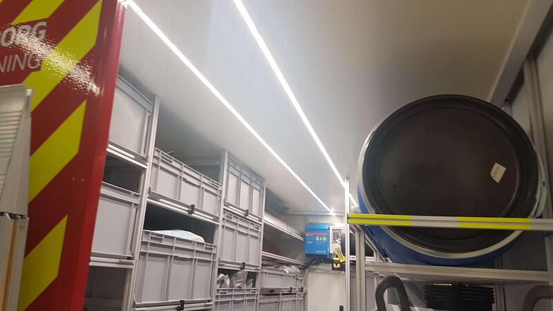 S-Line LED Loft skinne 60 cm til varerummet 12V