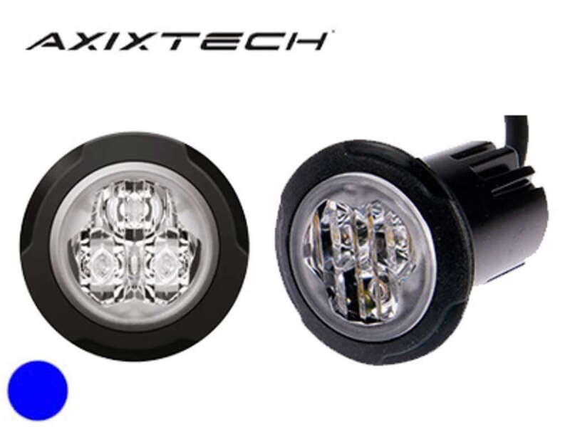 AXIXTECH LED Flash Kit, Blå Blink, IP67