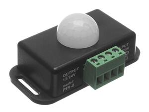 PIR Sensor 12-24V 72-114w - sort eller hvid